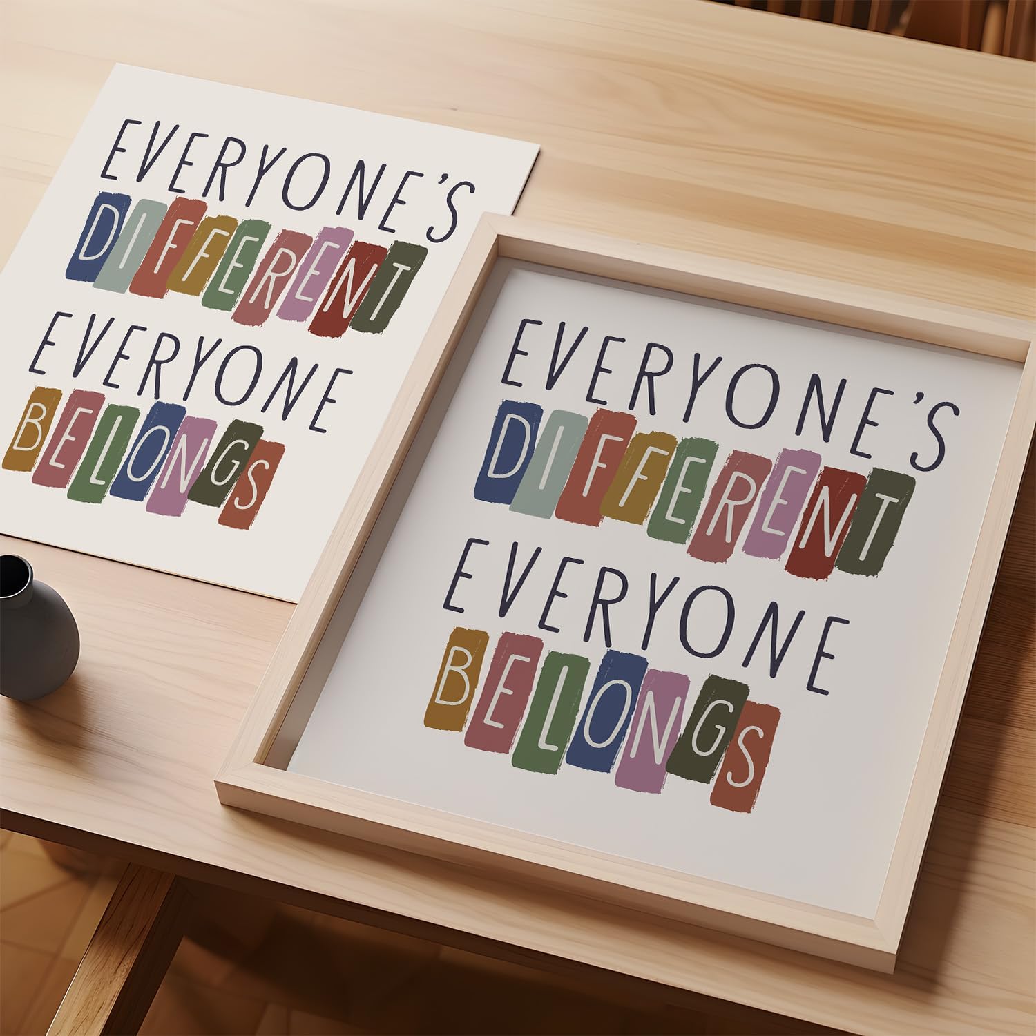 Thumbnail 4 de Everyone's Different Everyone Belongs Print 8 x 10 Inches