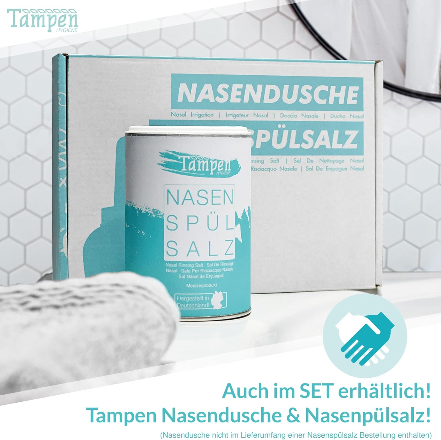 Thumbnail 4 de Tampen Hygiene Nasenspülsalz 300 g