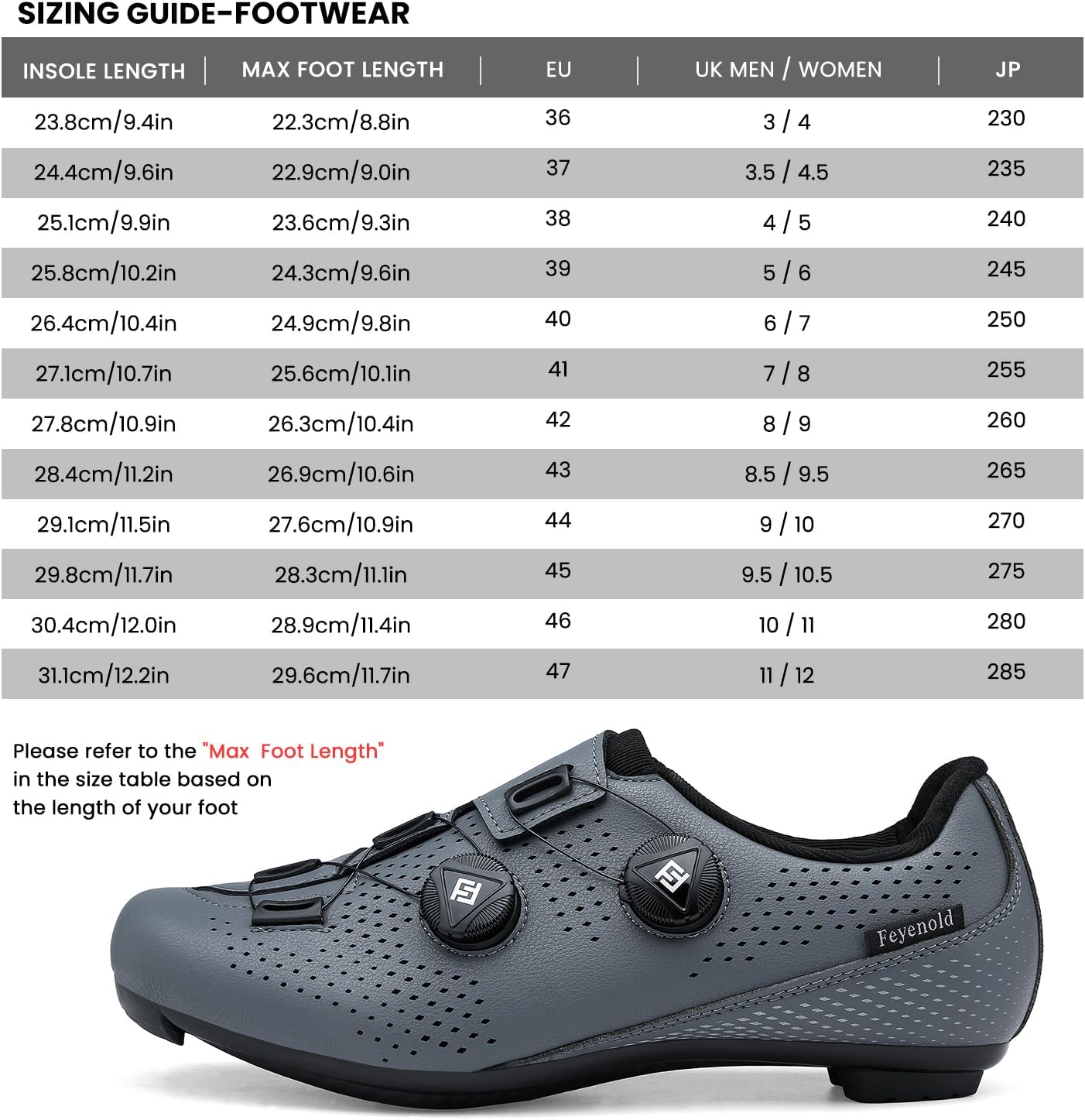 Detalle 2 de Feyenold Herren Fahrradschuhe SPD kompatibel