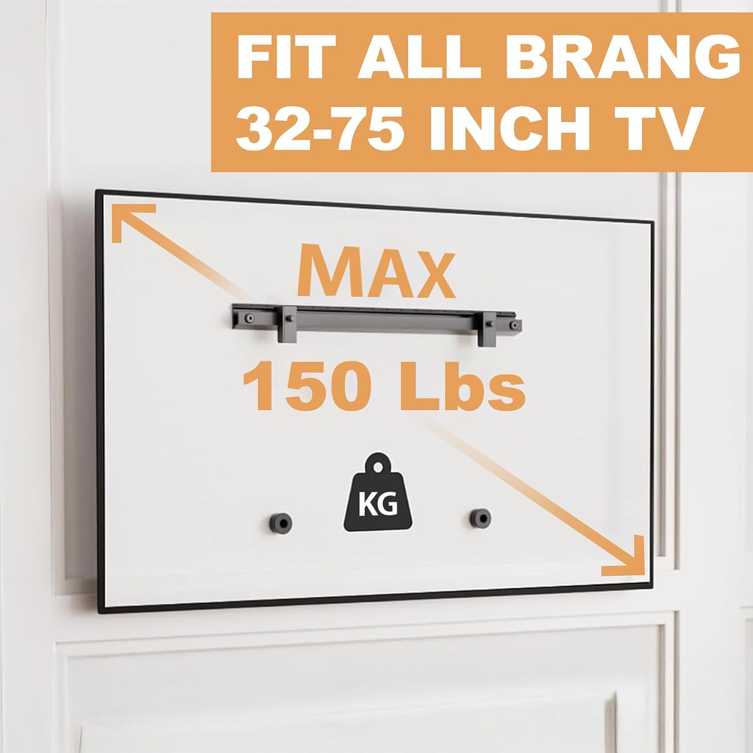 Thumbnail 1 de Aetubree No Drill TV Wall Mount for 32–75 inch TVs