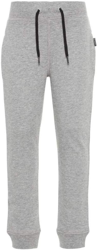 Detalle de NAME IT Boy Jogginghose Brush-Effekt – Bio-Baumwolle, lockerer Sitz mit Kordelzug