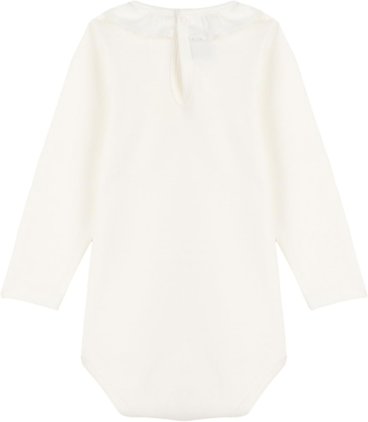 Thumbnail 1 de Body Petit Bateau A05Q1 con colletto e maniche lunghe per bimba 0-24 mesi