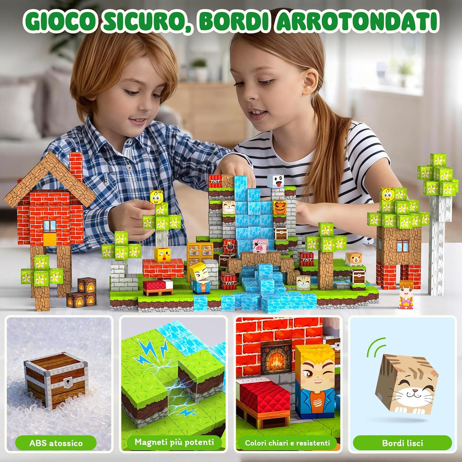 Thumbnail 6 de Crifeton Costruzioni Magnetiche 100 pezzi 2cm 🧩