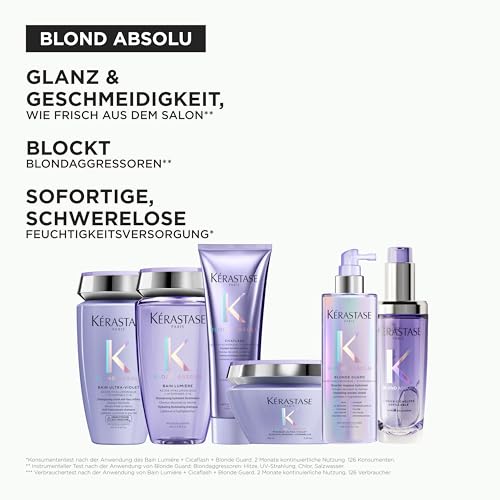 Detalle 2 de Kérastase Blond Absolu Bain Ultra-Violet Shampoo gegen Gelbstich – 250 ml