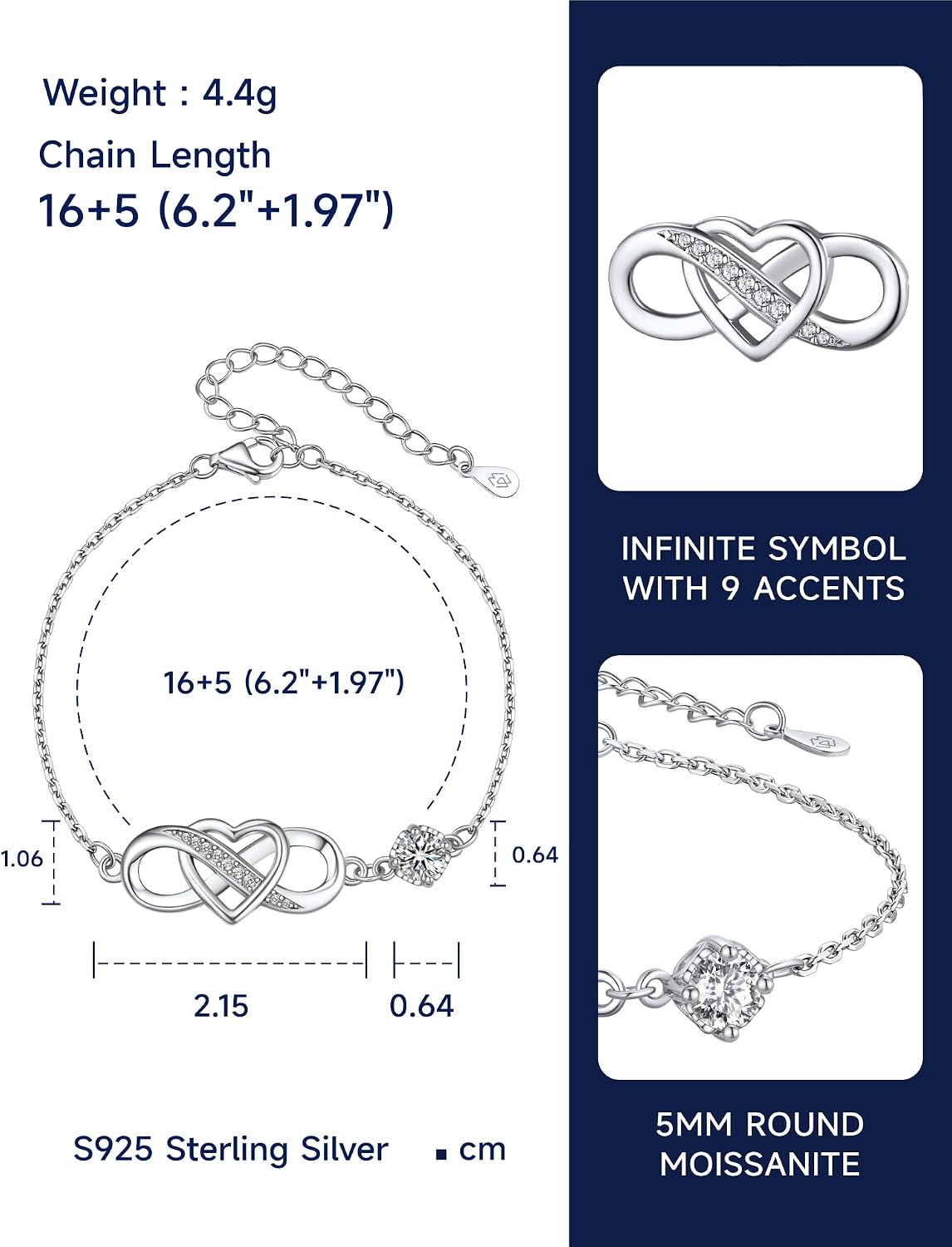 Thumbnail 6 de MomentWish l'infini Bracelet 0,5 Carat đ