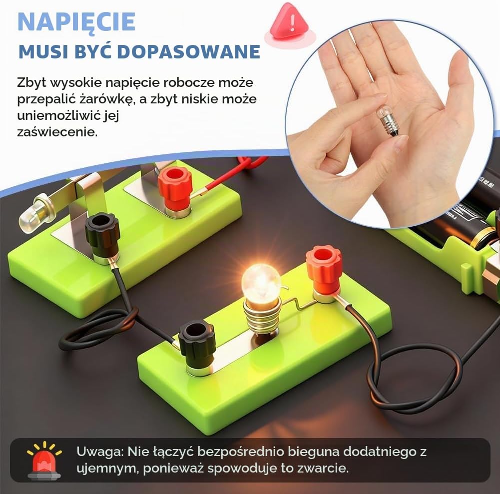 Detalle 2 de AUAUY miniaturowe żarówki E10, 3,5 V, 0,3 A, 3000 K, 12 szt.