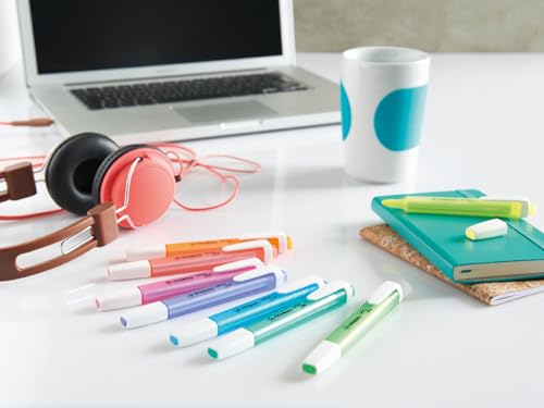 Detalle 2 de STABILO Swing Cool: marcador fluorescente con antisecado y dos grosores (2 y 5 mm) en 8 colores