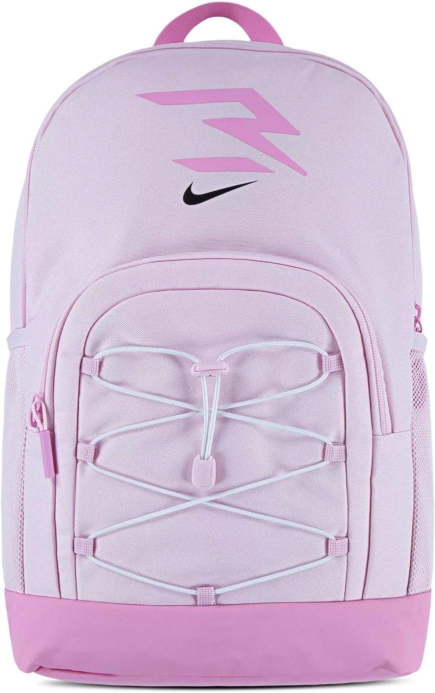Thumbnail 6 de Nike 3BRAND Kids Blitz Bungee Backpack for School, Black/White