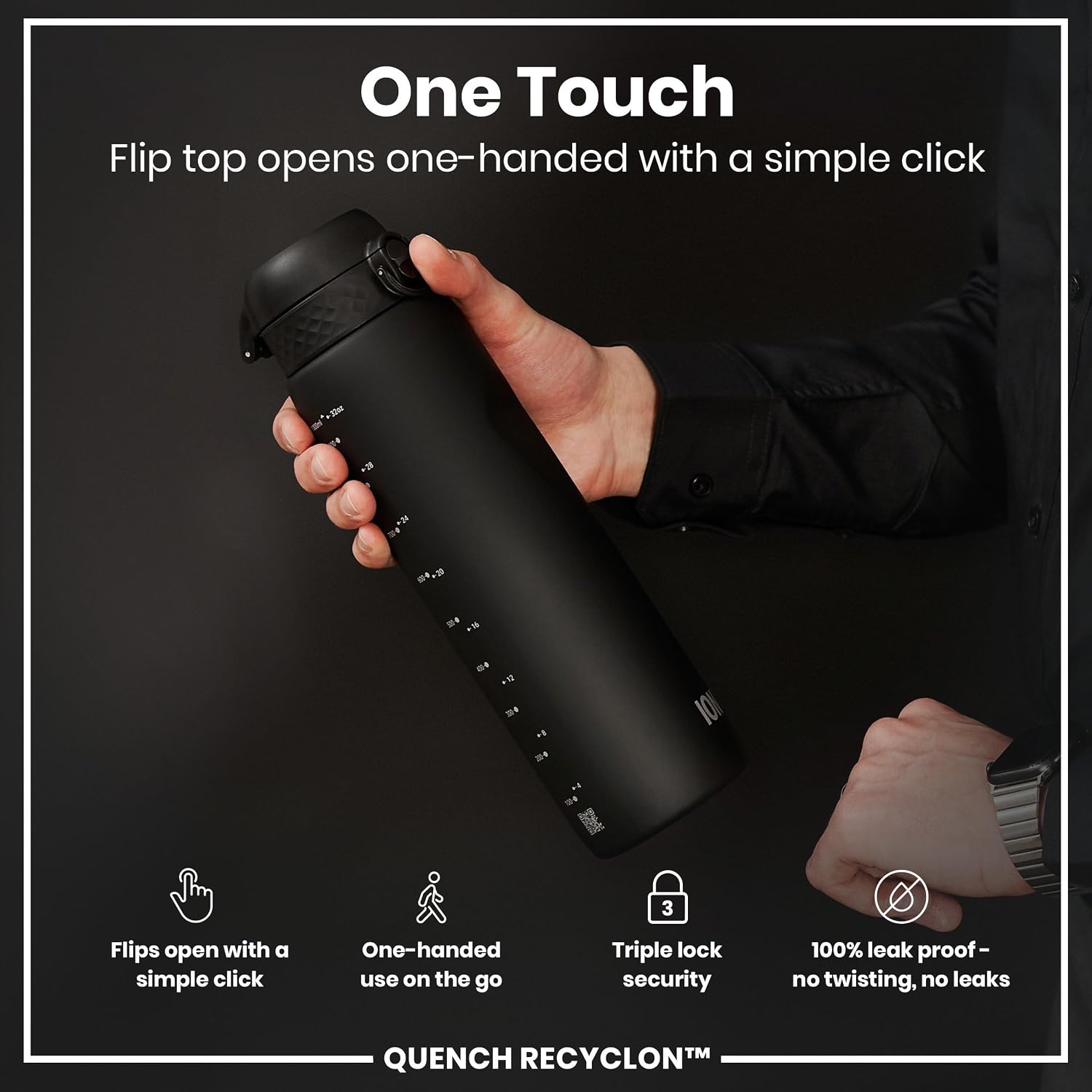 Detalle de Ion8 1 Litre Water Bottle 🥤