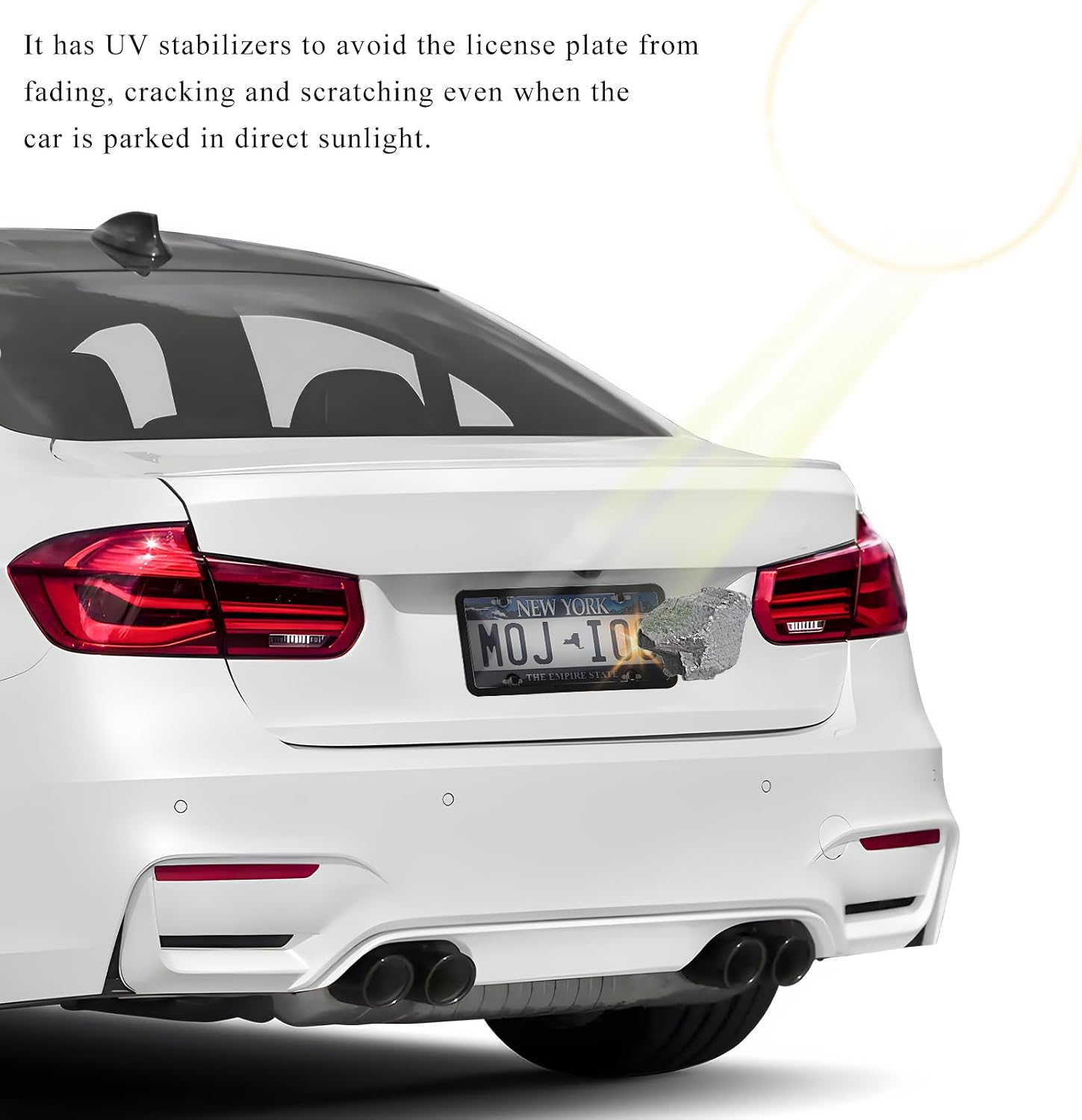 Thumbnail 3 de LSKASELUE License Plate Frame and Cover Set, 2-Piece