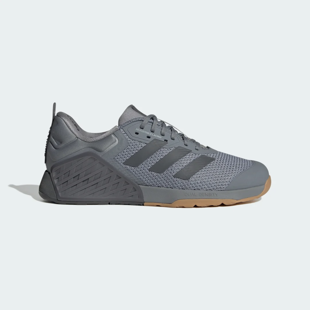 Detalle de Zapatilla de training Dropset 3 de Adidas – Gris, para uso diario en entrenamientos
