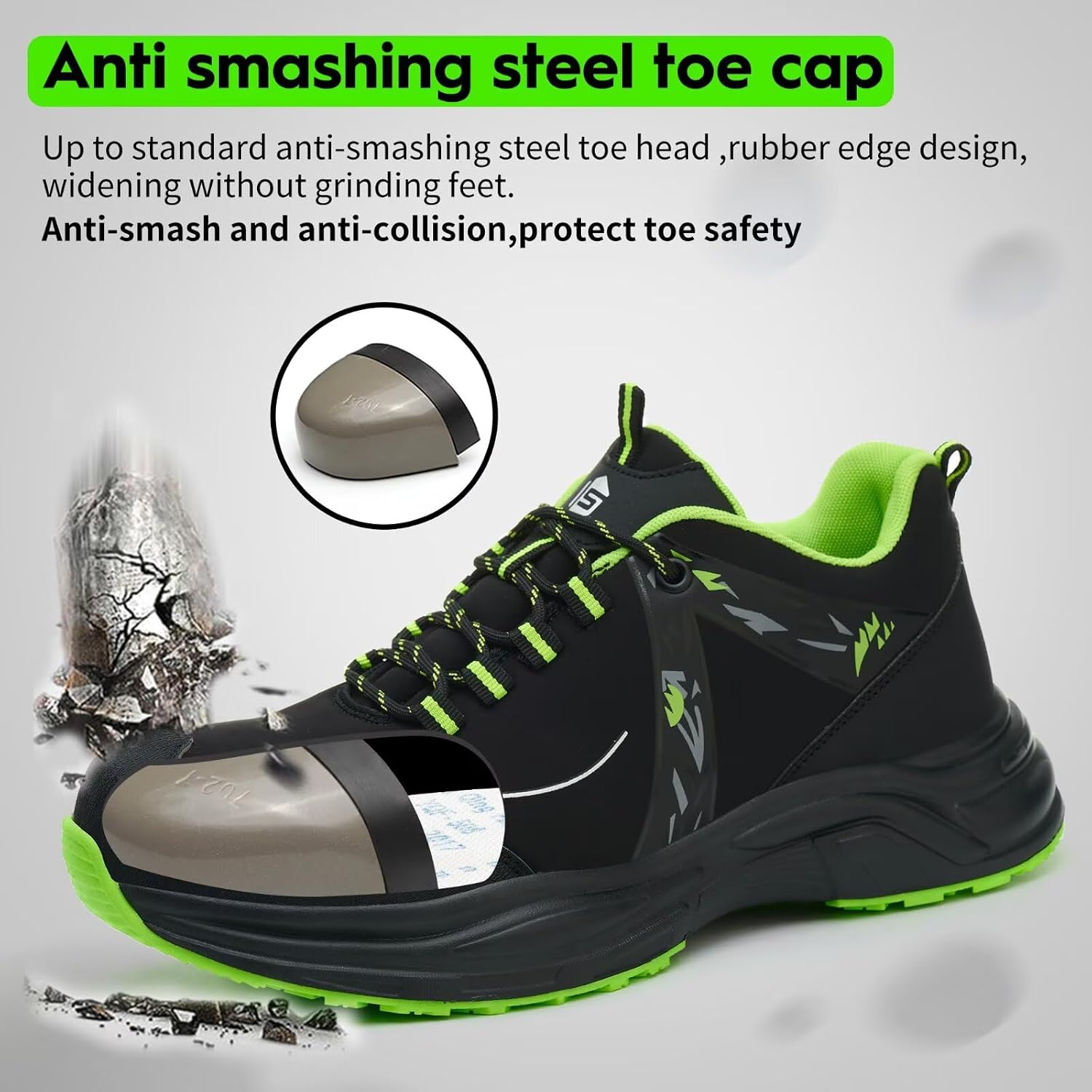 Detalle de Scarpe Antinfortunistiche Uomo Donna Leggere Antiscivolo