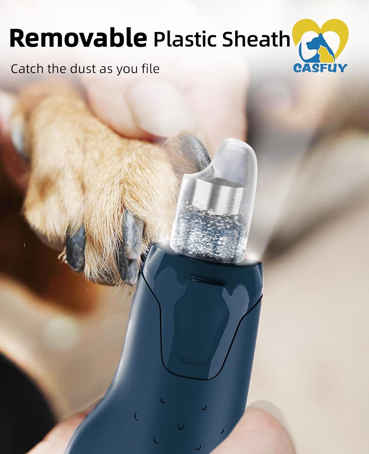 Detalle de Casfuy Dog Nail Grinder with 6 Speeds