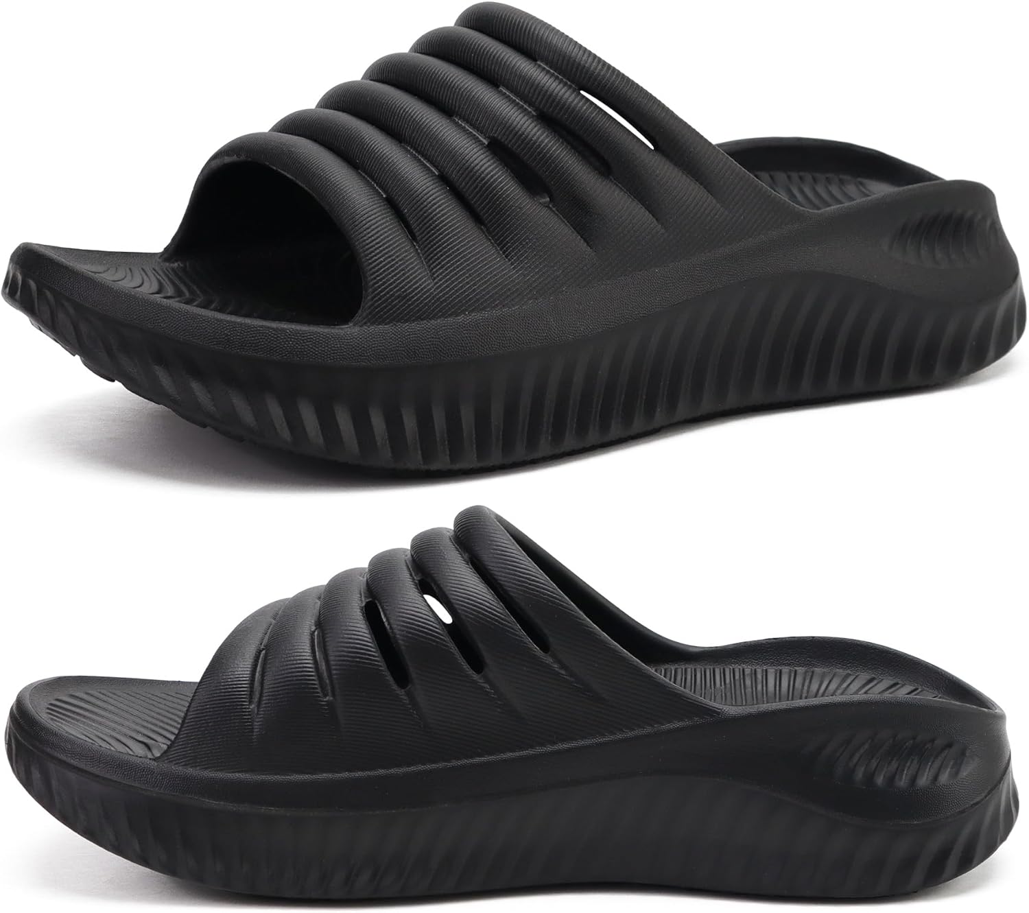 Detalle de KuaiLu Womens Recovery Sandals plantar fasciitis support