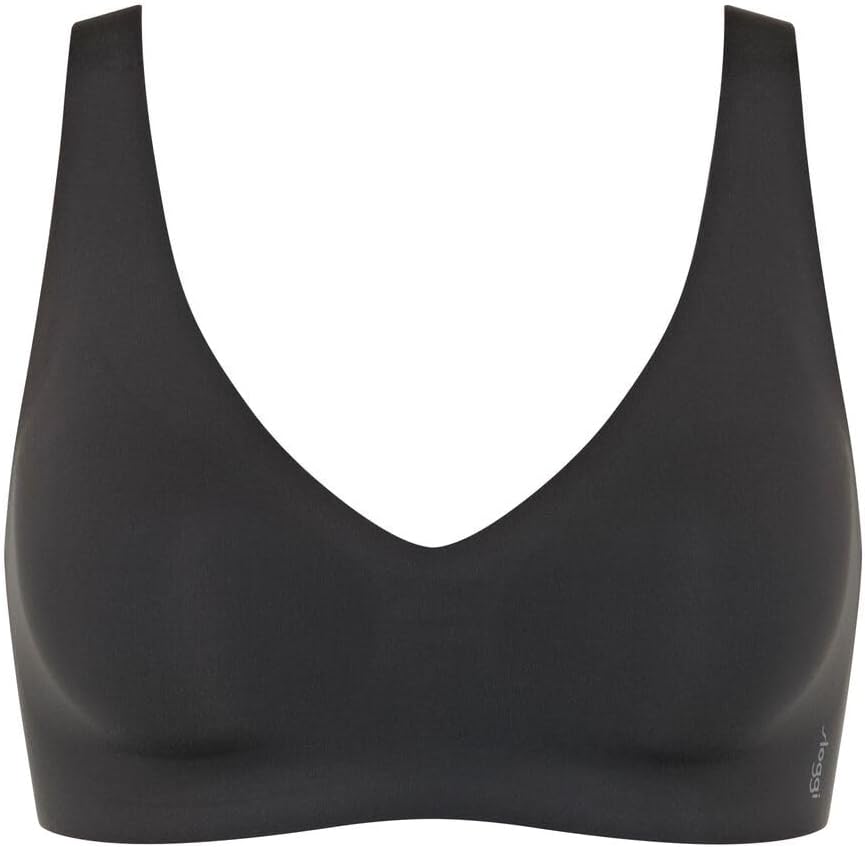Detalle de Sloggi Femme ZERO Feel 2.0 Soft bra noir S – maintien ferme et confort respirant