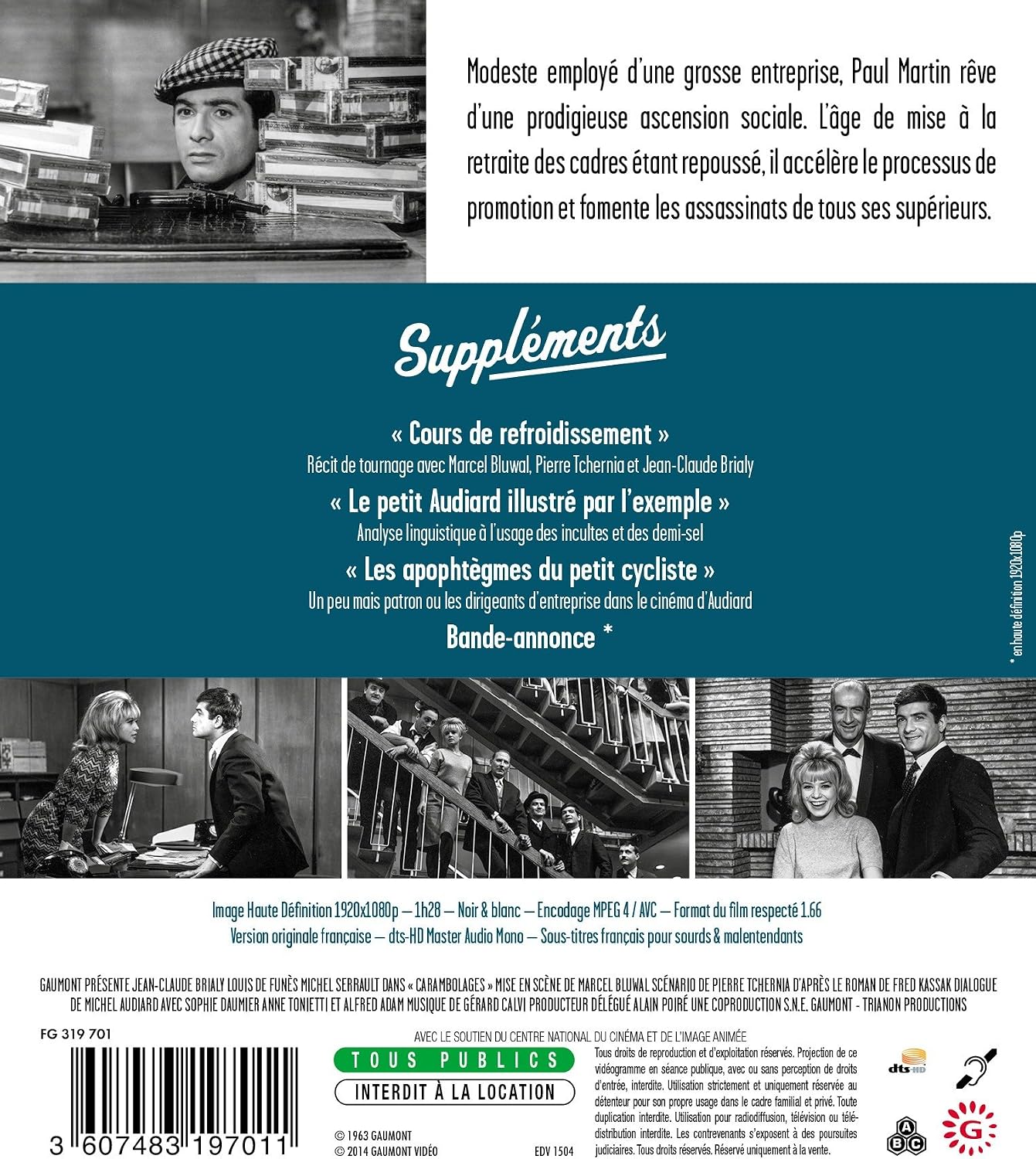 Thumbnail 2 de Gaumont Carambolages Blu-ray