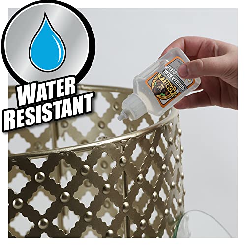 Detalle de Gorilla Glue Clear 110ml — a versatile, crystal-clear adhesive with non-expanding formula