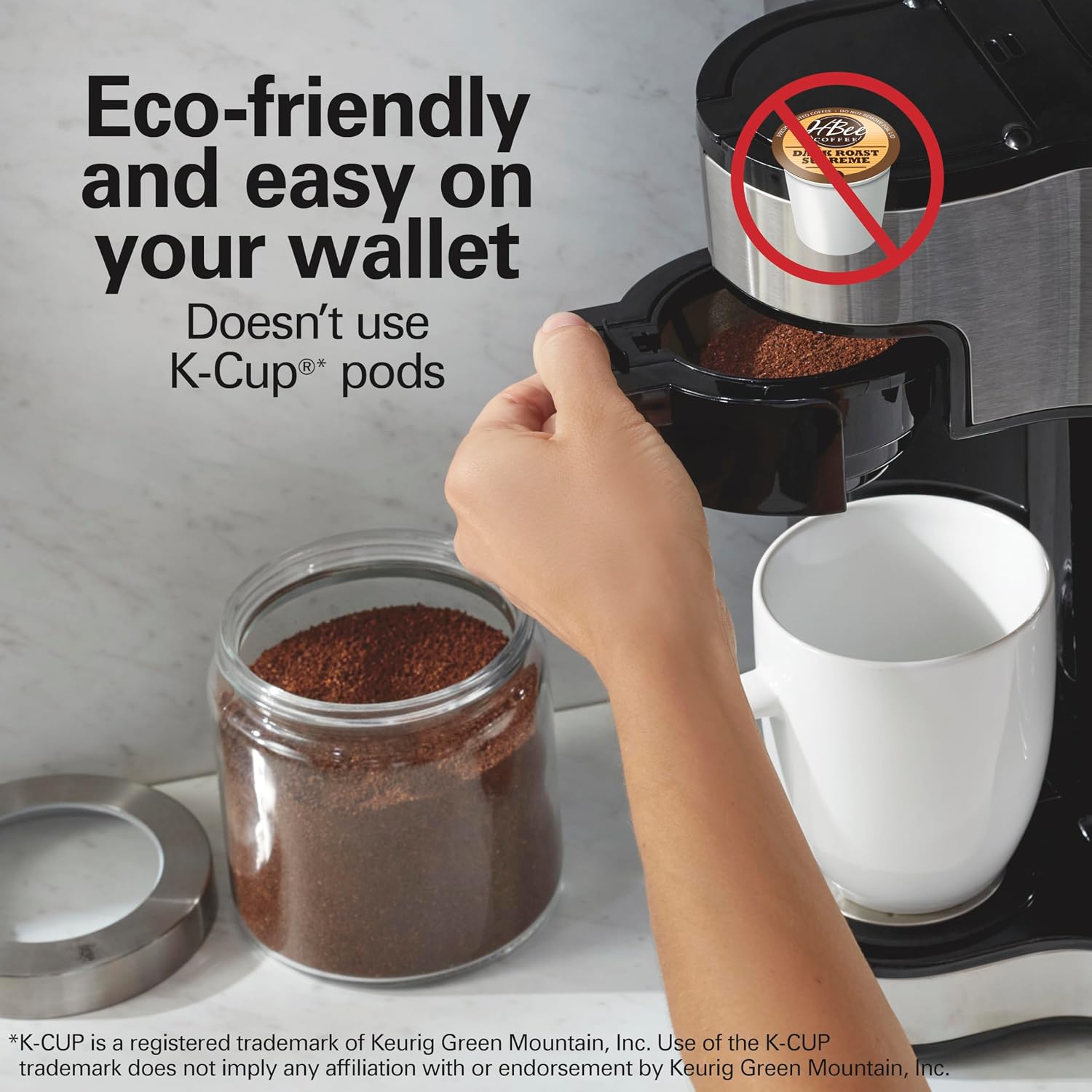 Detalle 2 de Hamilton Beach 2-Way Programmable Coffee Maker 12-Cup Glass Carafe