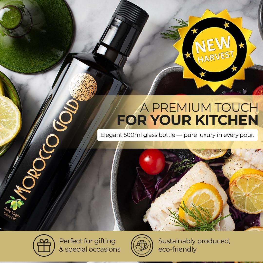 Thumbnail 4 de Morocco Gold New Harvest Extra Virgin Olive Oil, 606 mg/kg Polyphenols, 500 ml