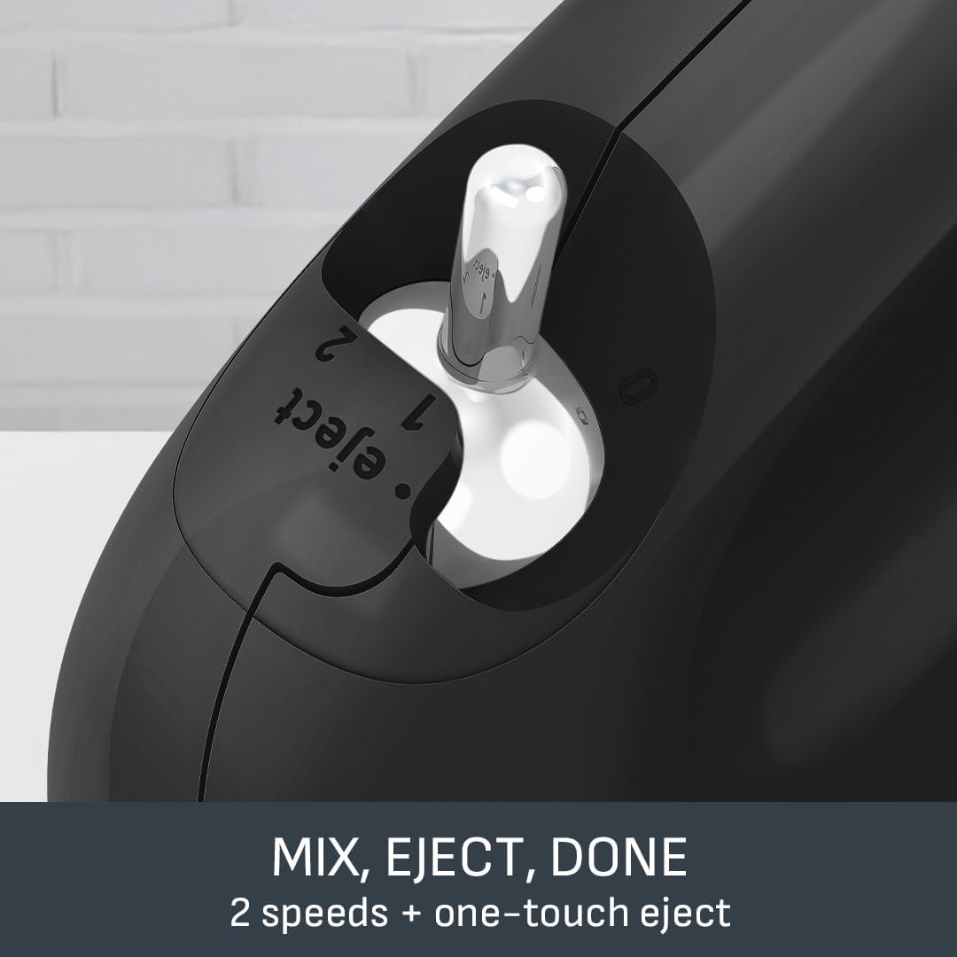 Thumbnail 3 de Tefal HT2118G0 Black Collection Compact Hand Mixer