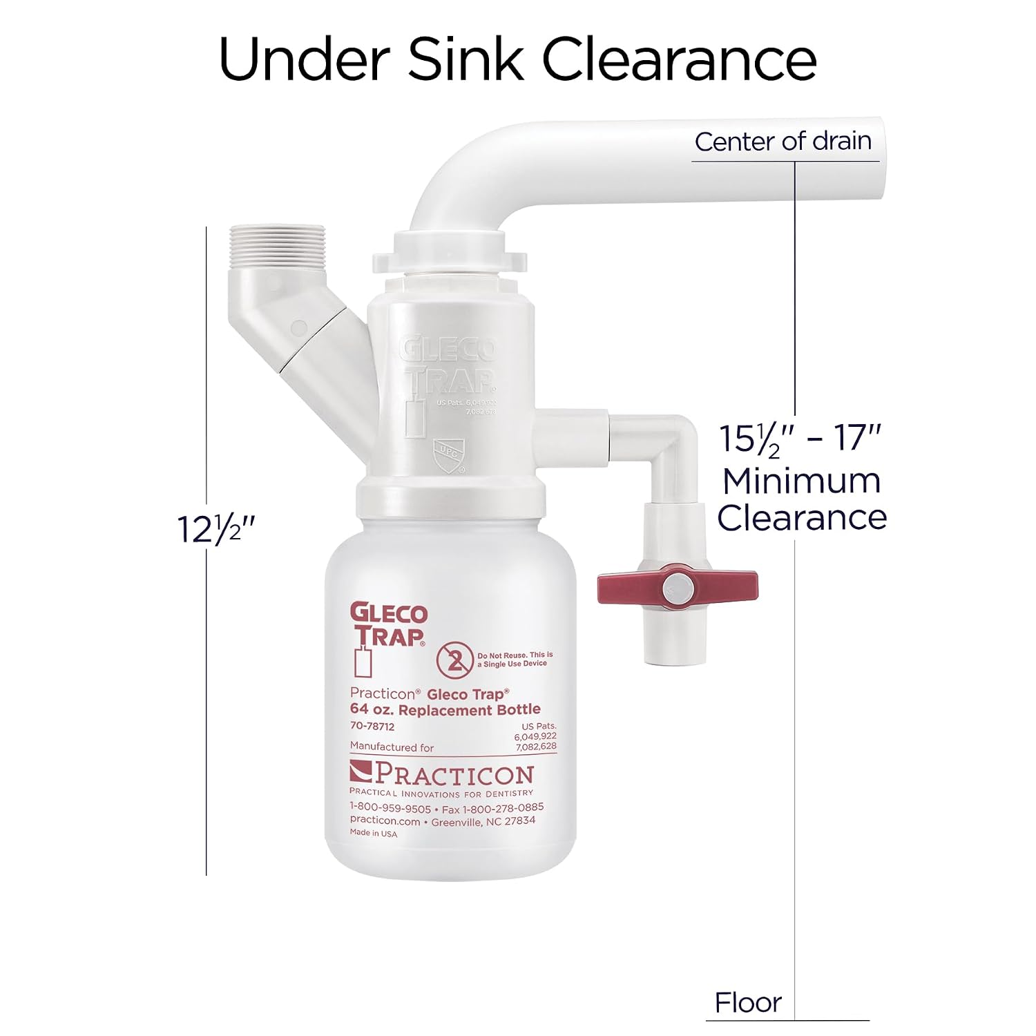 Detalle 1 de Practicon plaster trap 64 oz