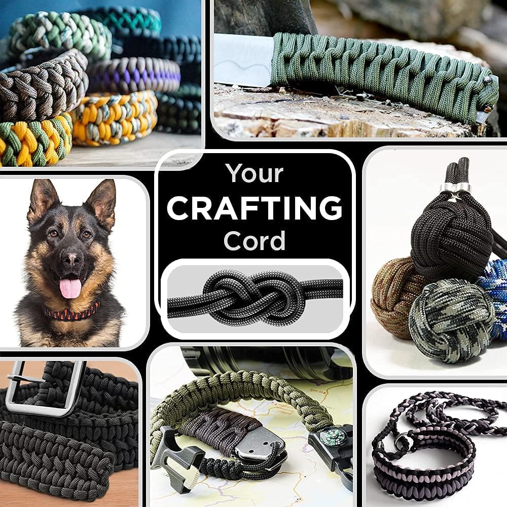 Thumbnail 3 de TECEUM Paracord Type III 550 Neon Green 30 m