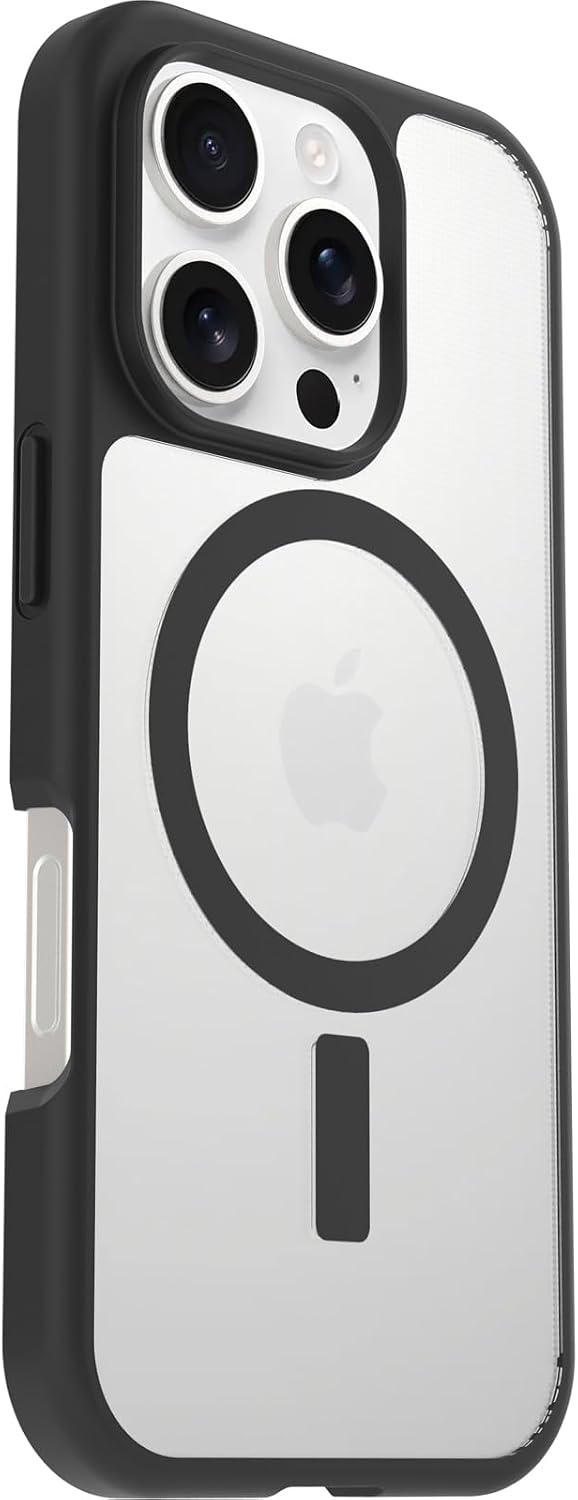Thumbnail 3 de Coque OtterBox Sleek Series MagSafe pour iPhone 16 Pro, ultra-mince antichoc (transparente/noire)
