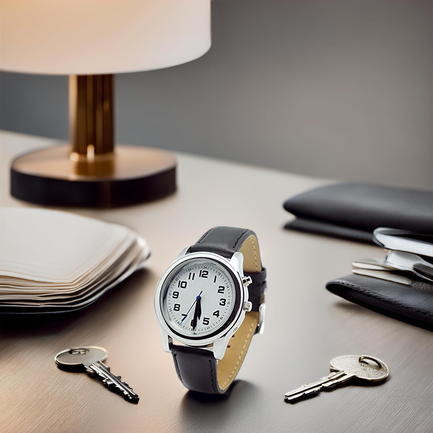Thumbnail 2 de STAB HIGH TECH PARTS Montre à Fonction vocale STALK2 – Montre parlante adaptée pour malvoyants et seniors, alarme et calendrier