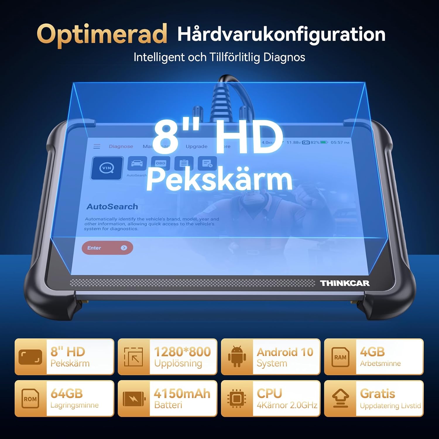 Thumbnail 6 de ThinkScan OBD2-diagnosverktyg 689