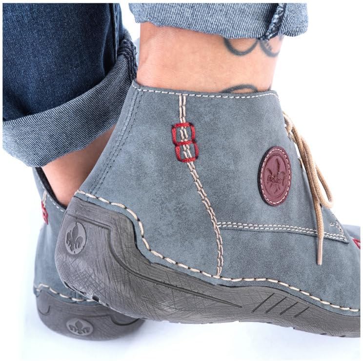 Detalle 2 de Rieker 52540-14 blau Schuh mit weicher Decksohle