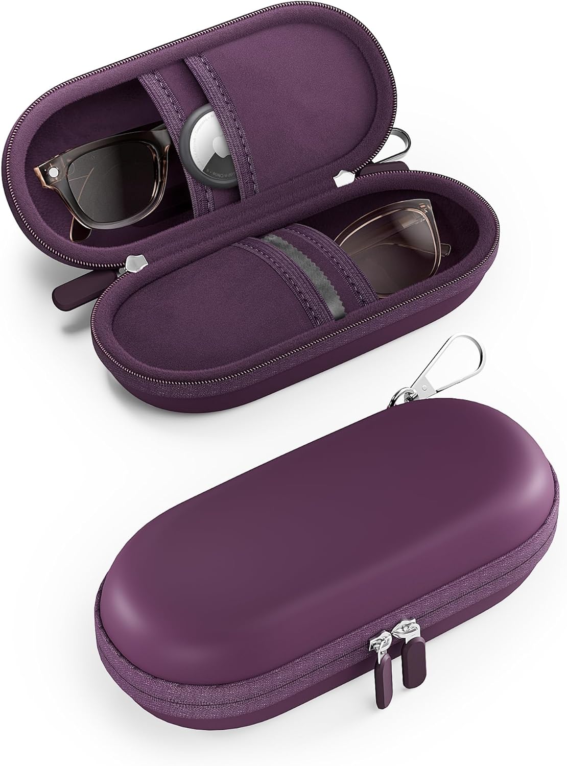 Detalle de ProCase Double Sunglasses Case: Dual Glasses Case with Hard EVA Shell