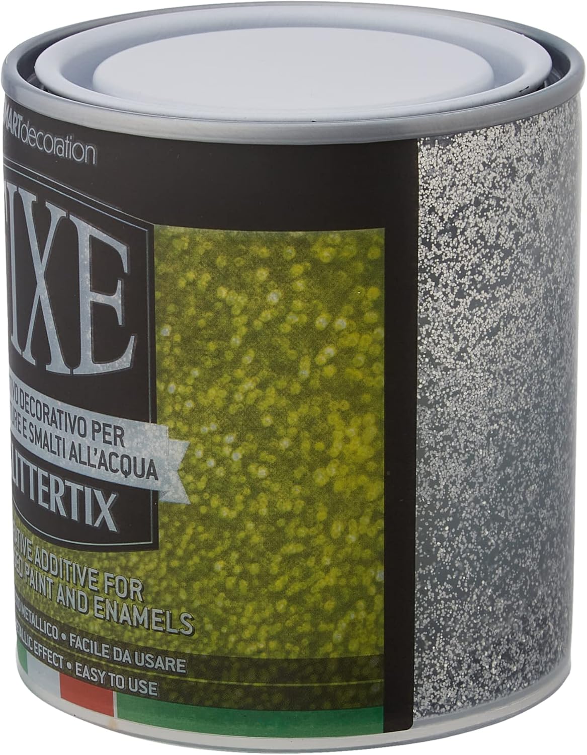 Detalle de TIXE Glittertix Additivo Glitter per Pittura 250ml – Effetto Luminoso per Pareti, Mobili e Oggetti