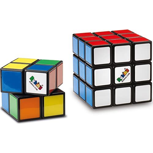RUBIK'S Pack Duo Cubos 3x3 y 2x2 para niños 8+ 🧩