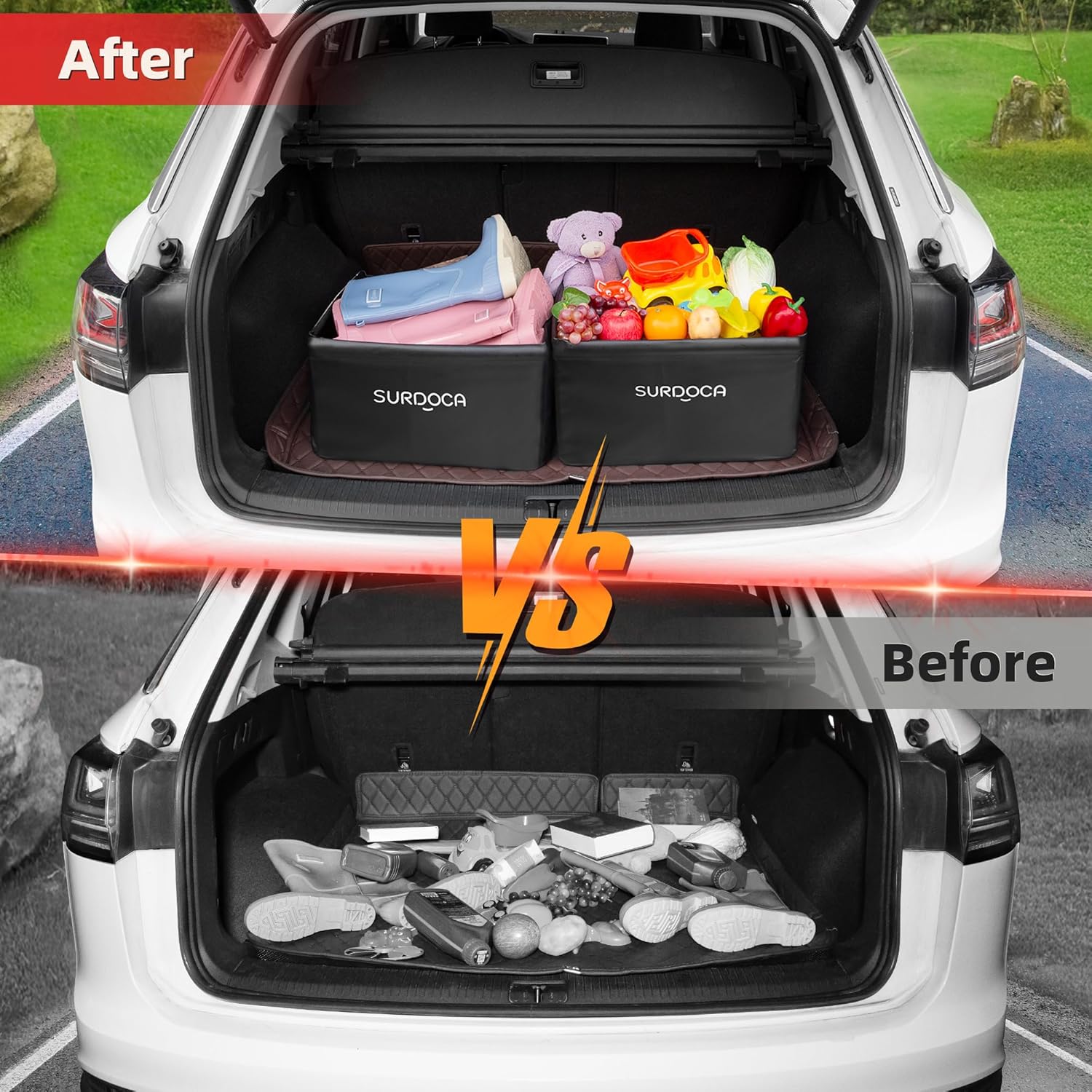 Thumbnail 3 de SURDOCA Car Boot Organiser 38L Storage