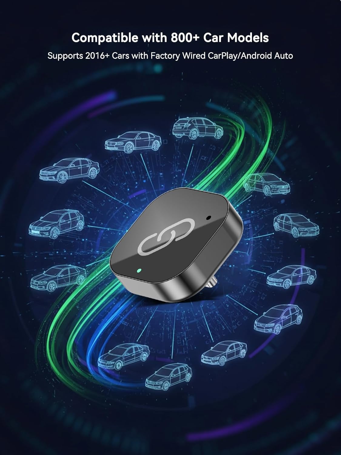 Thumbnail 6 de Spedal Wireless CarPlay Adapter UK: 2026 Upgraded One-Button Dual Phone Switching for CarPlay & Android Auto