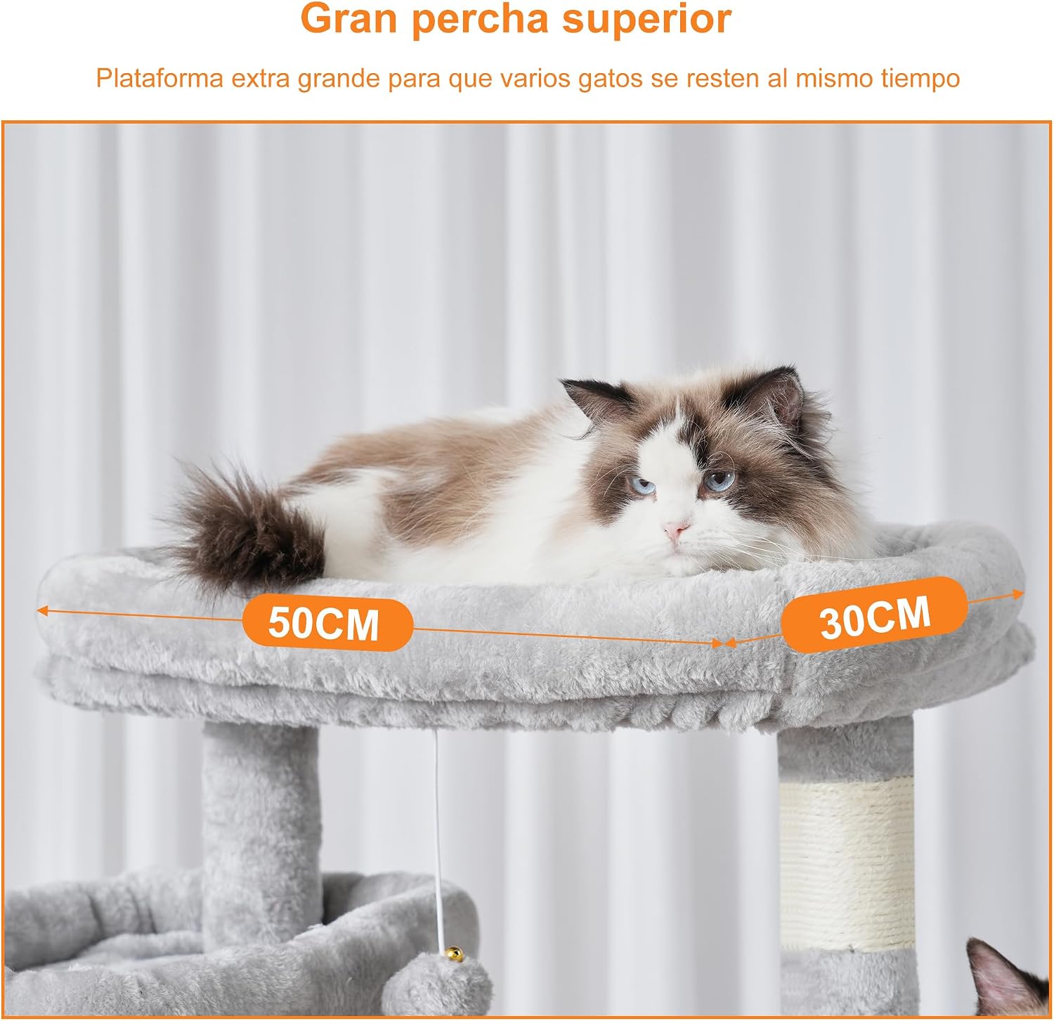 Thumbnail 3 de Heybly torre 180 cm rascador para gatos