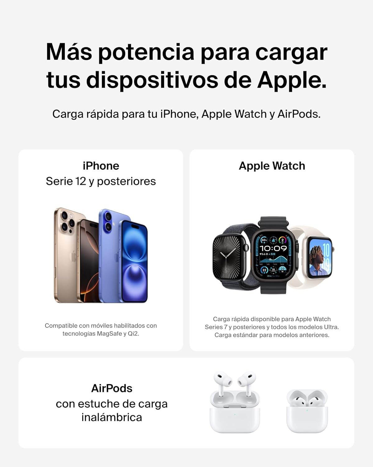 Thumbnail 5 de Belkin BoostCharge 3 en 1 MagSafe 15W