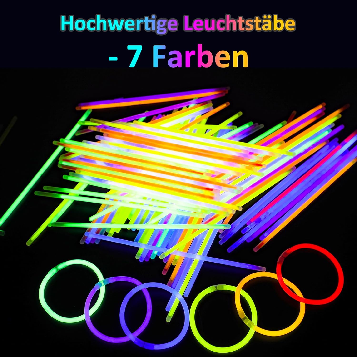 Thumbnail 3 de Prtoworior 100 Bracelet fluorescent pour fête 🎉