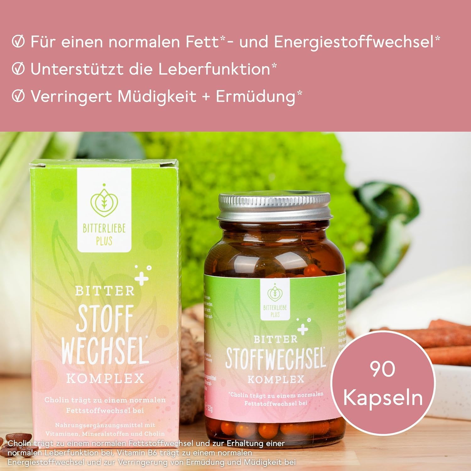 Detalle 2 de BitterLiebe Bitter Stoffwechsel 90 Kapseln 💊