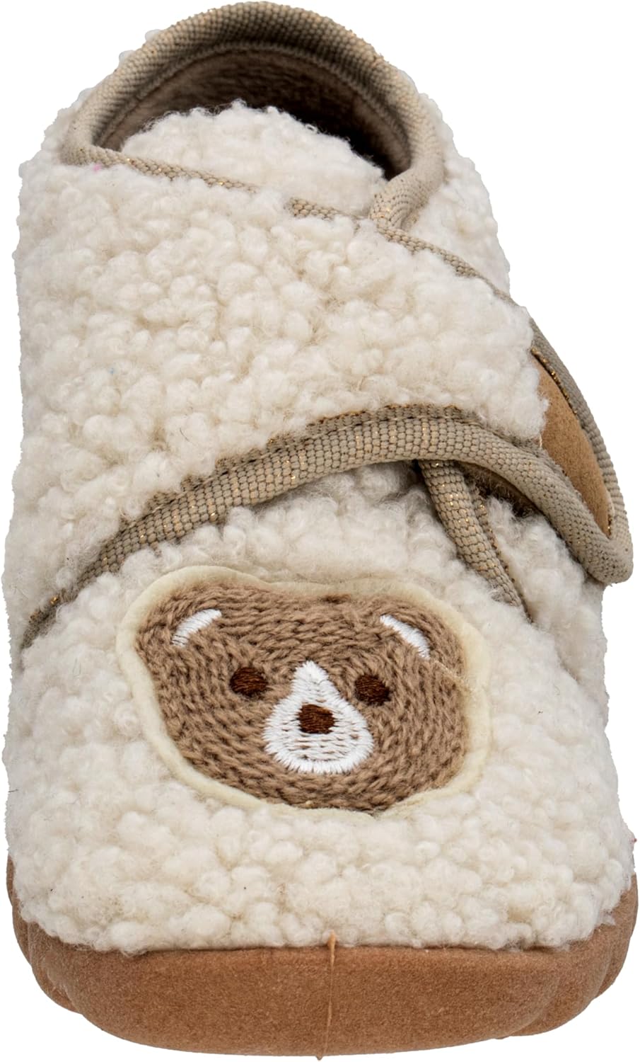 Detalle 2 de Fischer Markenschuh Unisex Baby FlexiHausschuh – Weicher Teddy-Lauflernschuh