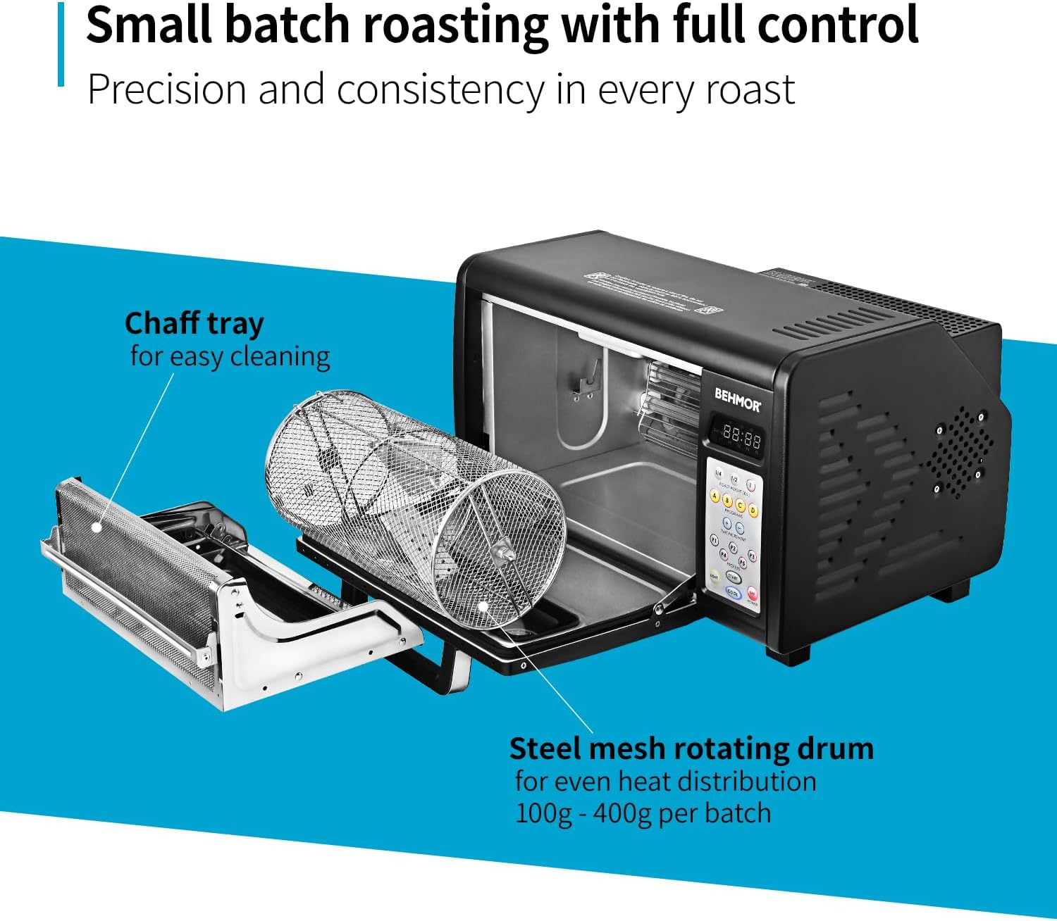 Detalle 2 de Behmor 2020SR Plus Coffee Roaster