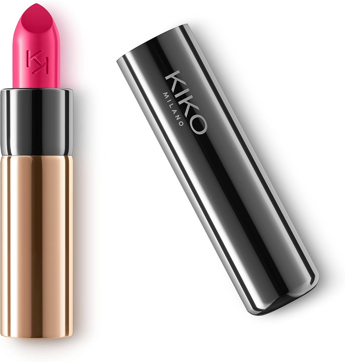Detalle de KIKO Milano Gossamer Emotion Creamy Lipstick 139 Burnt Orange – krämigt läppstift med glansig finish
