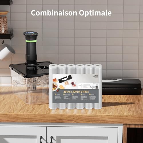 Thumbnail 7 de Vihoom Rouleau Sous Vide Alimentaire – 6 rouleaux 28x300 cm, sans BPA
