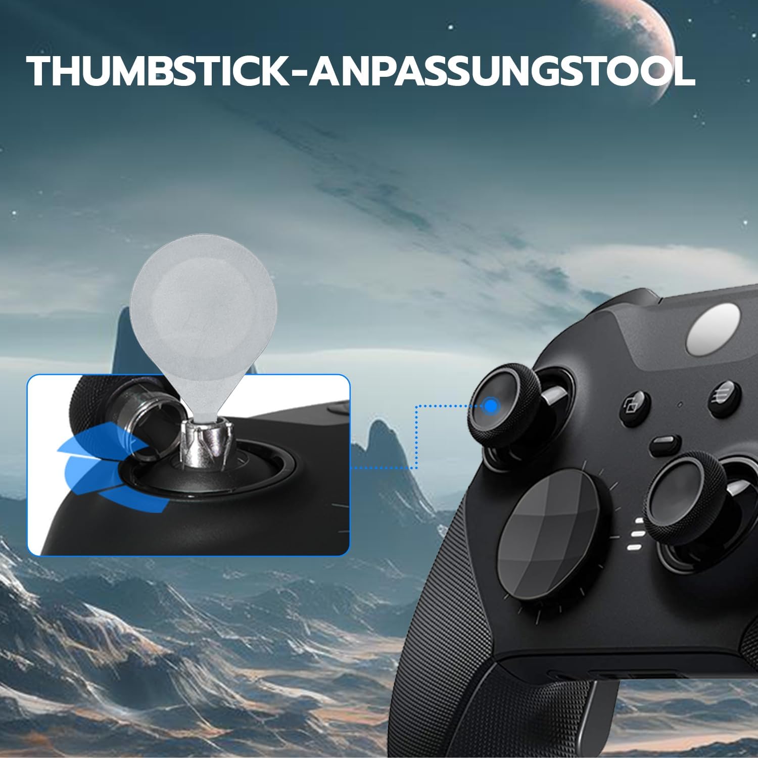 Detalle 2 de Mcbazel 13-in-1 Metall-Thumbsticks & Magnet-Module für Xbox Elite Series 2 (1797)