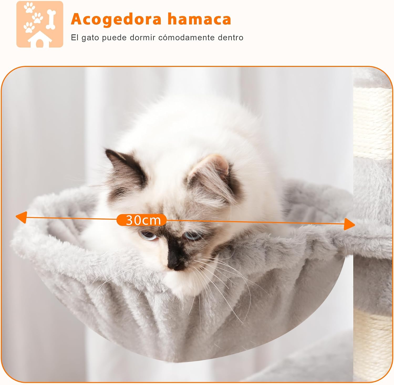 Thumbnail 4 de Heybly Árbol para Gatos 145 cm
