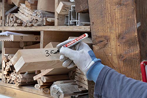 Detalle de edding 3000 Permanentmarker – ocker, 10 Stifte, Rund-Spitze 1,5–3 mm