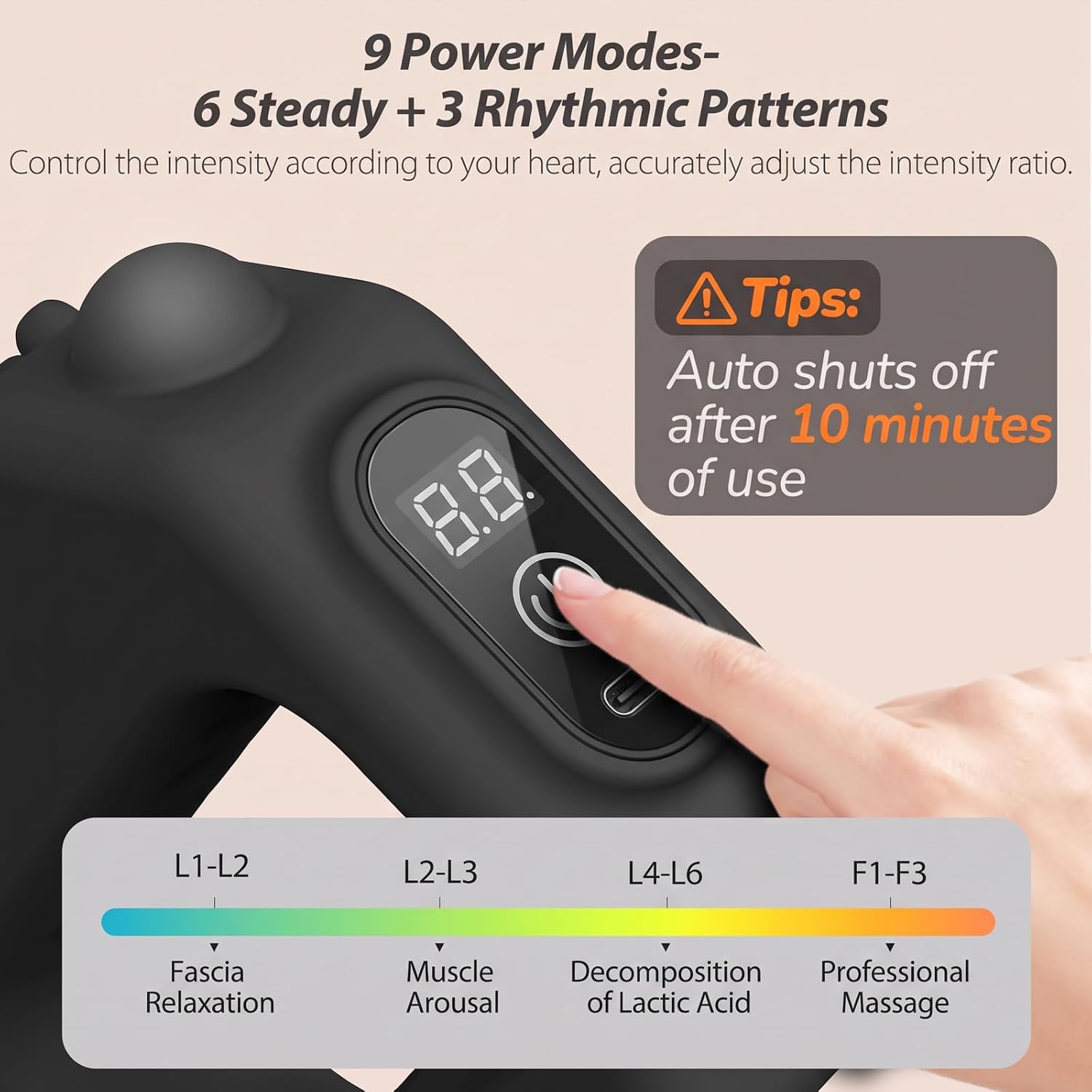 Detalle de AddWin Vibration Fitness Ring R10