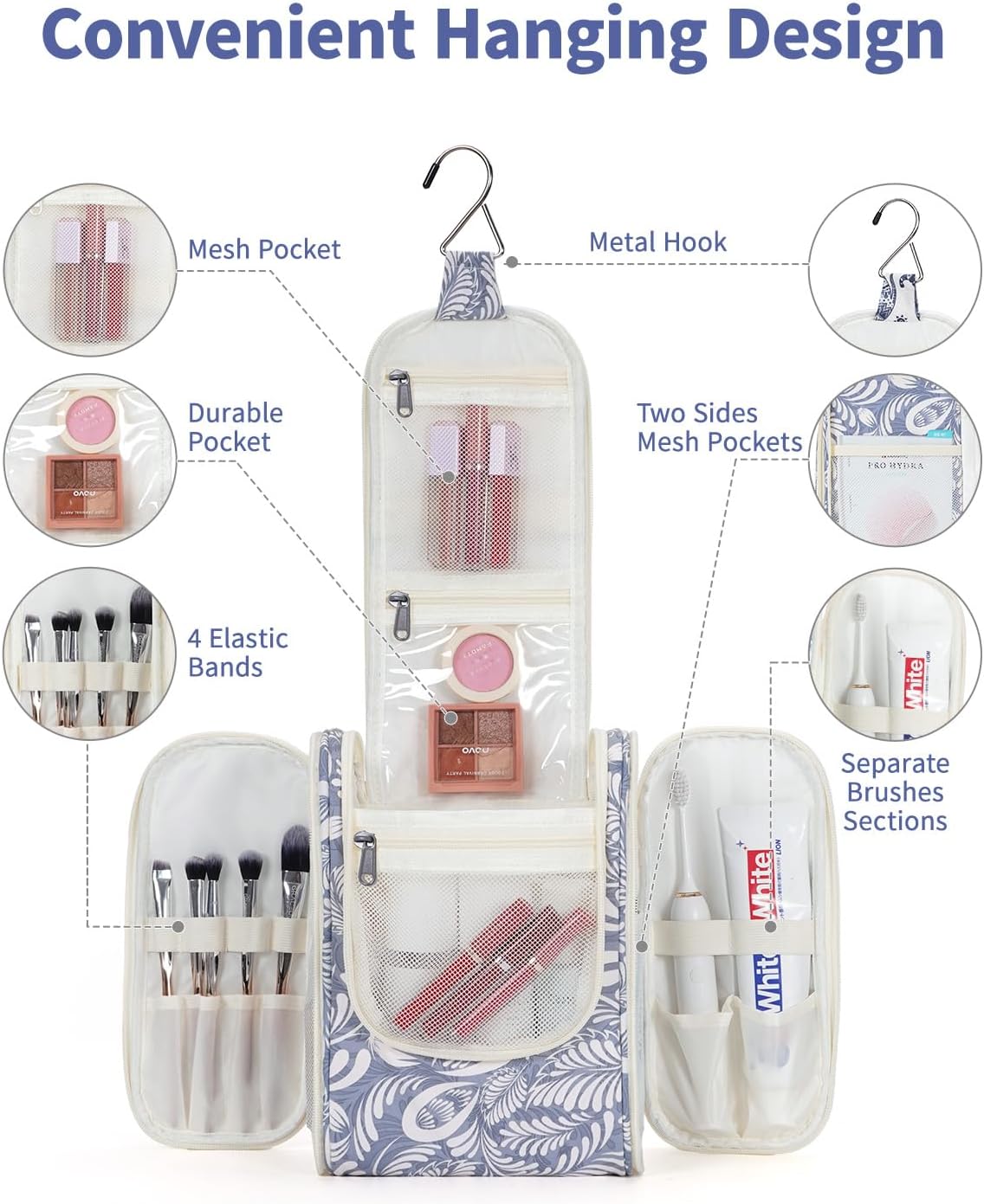Thumbnail 1 de Narwey Hanging Toiletry Wash Bag Small