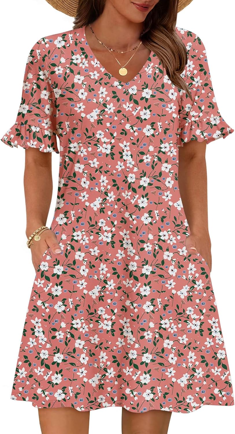 Thumbnail 6 de Zeagoo Summer Dress with Pockets, V-Neck