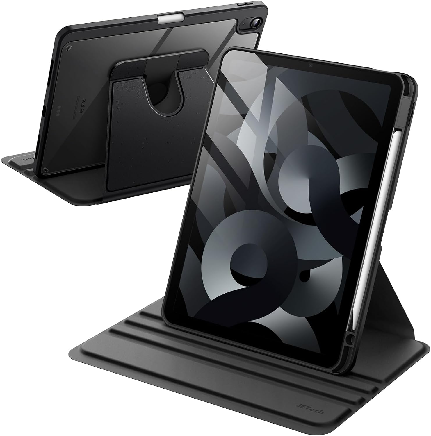 Detalle de JETech draaibare hoes voor iPad Air 11 inch M4/M3/M2 en 10,9 inch Air 5/4